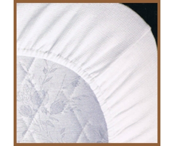 Coprimaterasso Assorbente Trapuntato Imbottito, fascia elastica