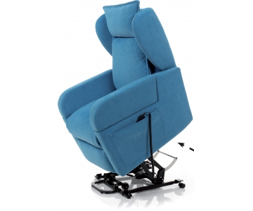 Iva 4% Poltrona Relax Lift (Alzapersona) braccioli removibili, 2 motori mod.KAROL