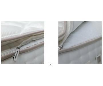 Materasso Altrenotti Sensitive 800 molle + Gel Memory 2 pillow top Usa Cotone Makò H.28