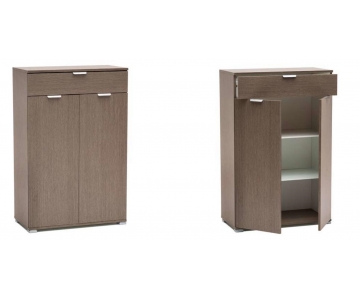 MOBILE CONTENITORE 2 ANTE + CASSETTO 103x75x38