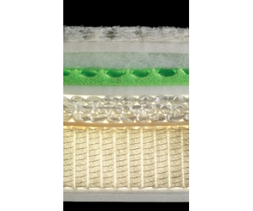 Materasso Altrenotti Infinity 10000 MicroMolle + Caucciù Pillow Top USA Cotone Makò H.30