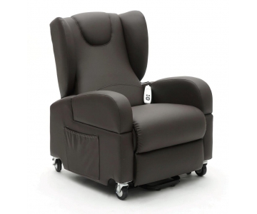 Poltrona Relax Lift (alzapersona) Braccioli Removibili, Maniglione, mod. GENNY