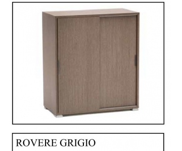 MOBILE SCARPIERA 2 ANTE SCORREVOLI 2 RIPIANI 85x75x38