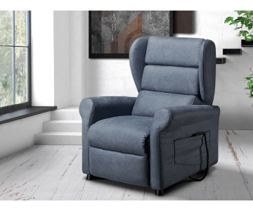 Poltrona Relax Lift (Alzapersona) 2 motori, Roller, doppia pediera mod. Ginevra