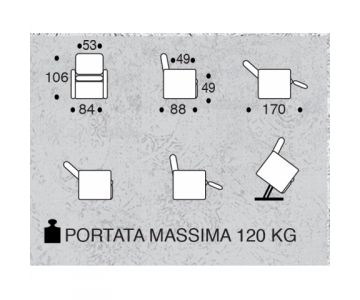 Poltrona Relax Lift (Alzapersona) 2 motori, Roller, doppia pediera mod. Ginevra