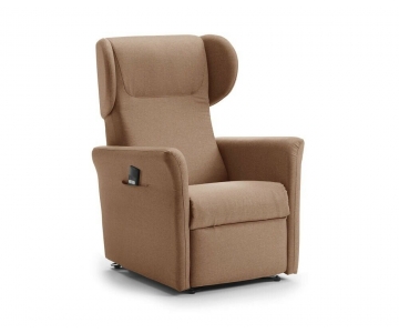 IVA 4% Poltrona Relax Alzapersona, posizione TV, seduta memory, 2 motori mod. Rita Vitarelax