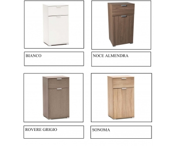 MOBILE CONTENITORE 1 ANTA + CASSETTO 85x45x38
