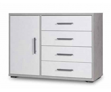 MOBILE 4 CASSETTI + 1 ANTA 78x98x40