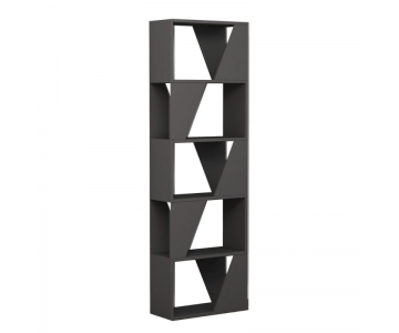 MOBILE LIBRERIA 5 RIPIANI BIANCA O ANTRACITE 54x24xH.168