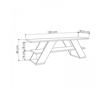 Mobile PORTA TV, HI-FI, PlayStation, L.120 P.33,5 H.40 - Vari Colori