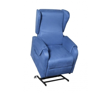 Poltrona Relax Alzapersona 2 Motori, Vibromassaggio, Bracciolo Removibile, Pediera estendibile, mod. Astra k