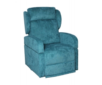 Poltrona Relax 2 Motori, Alzata verticale 15 cm, Braccioli Removibili, Roller, Doppia Pediera estendibile, mod. Ginevra