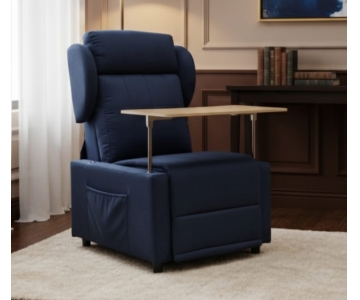 Poltrona Relax 2 Motori, Alzata verticale 15 cm, Braccioli Removibili, Roller, Doppia Pediera estendibile, mod. Ginevra