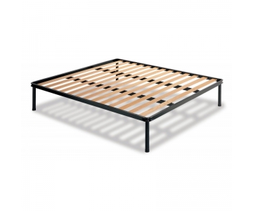 Letto in Ferro Battuto Matrimoniale Bianco Satinato - art. PASB