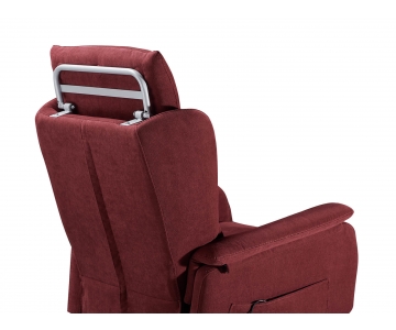 Iva 4% Poltrona Relax Lift (Alzapersona) 2 motori con Maniglione mod. Bianca