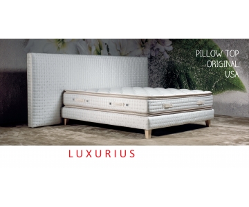 Materasso Altrenotti Luxurius 4000 MicroMolle + Gel Memory 2 pillow top EUROPE Cotone Makò H.26